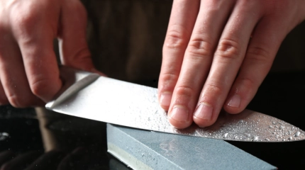 Aiguisage de couteau