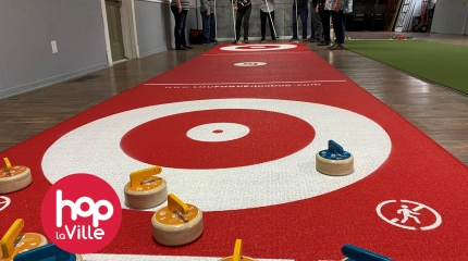Curling sur tapis Hop