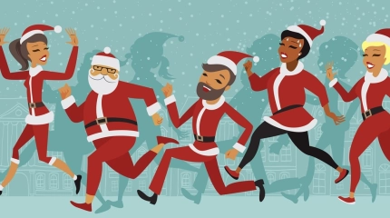 Course et marche de noel