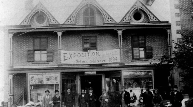Maison et commerce D O Bourbeau et Belzémire Bouchard