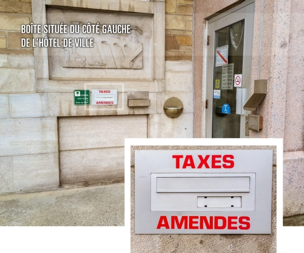 Hotel de ville taxes amendes