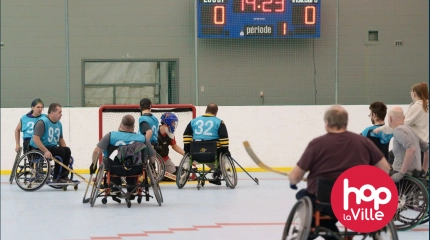 Dek Hockey fauteuil roulant