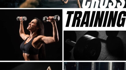 Black Sport Training Collage Instagram Post
