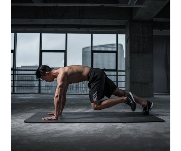 Publication instagram motivation sport fitness organic et géométrique Rouge blanc